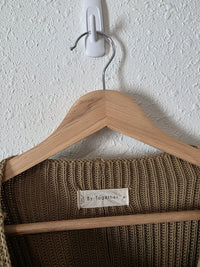 By Together Sage Boxy Knit Top (M)