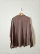 Free People Oversized Waffle Shirt Jacket (OS)