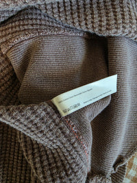 Free People Oversized Waffle Shirt Jacket (OS)