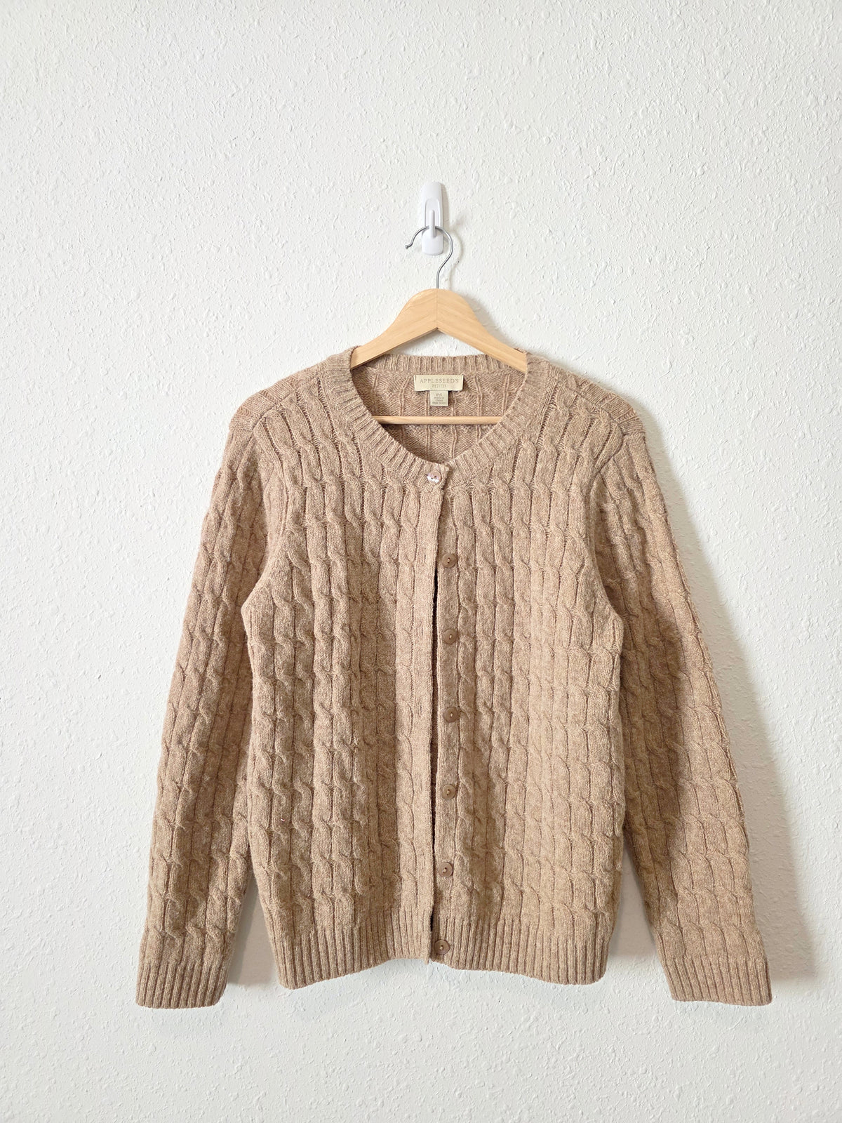 Vintage Button Up Wool Cardigan (SP)