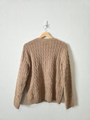 Vintage Button Up Wool Cardigan (SP)