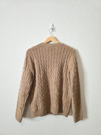 Vintage Button Up Wool Cardigan (SP)