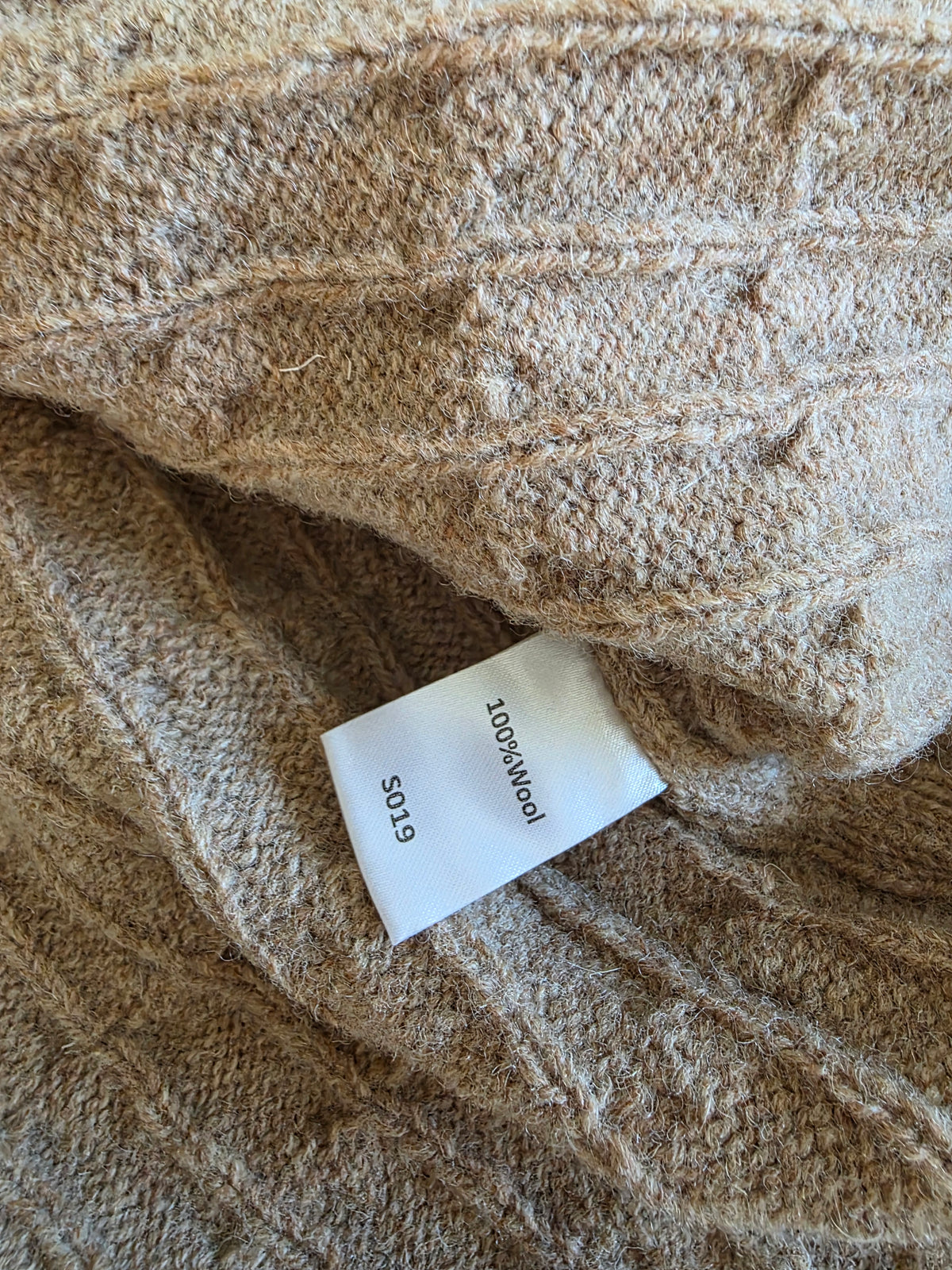 Vintage Button Up Wool Cardigan (SP)