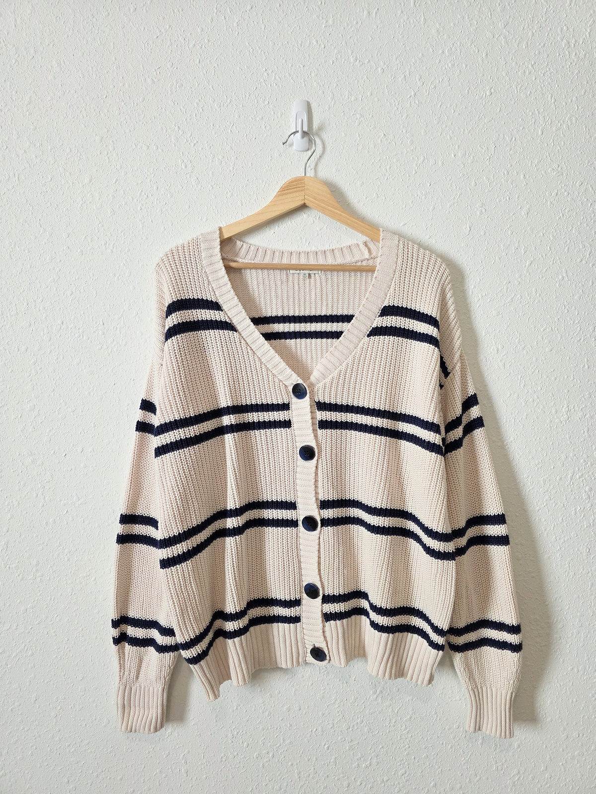 Z Supply Striped Cotton Cardigan (XS)
