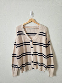 Z Supply Striped Cotton Cardigan (XS)