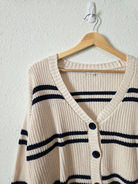 Z Supply Striped Cotton Cardigan (XS)