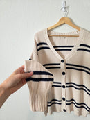 Z Supply Striped Cotton Cardigan (XS)