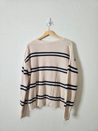 Z Supply Striped Cotton Cardigan (XS)