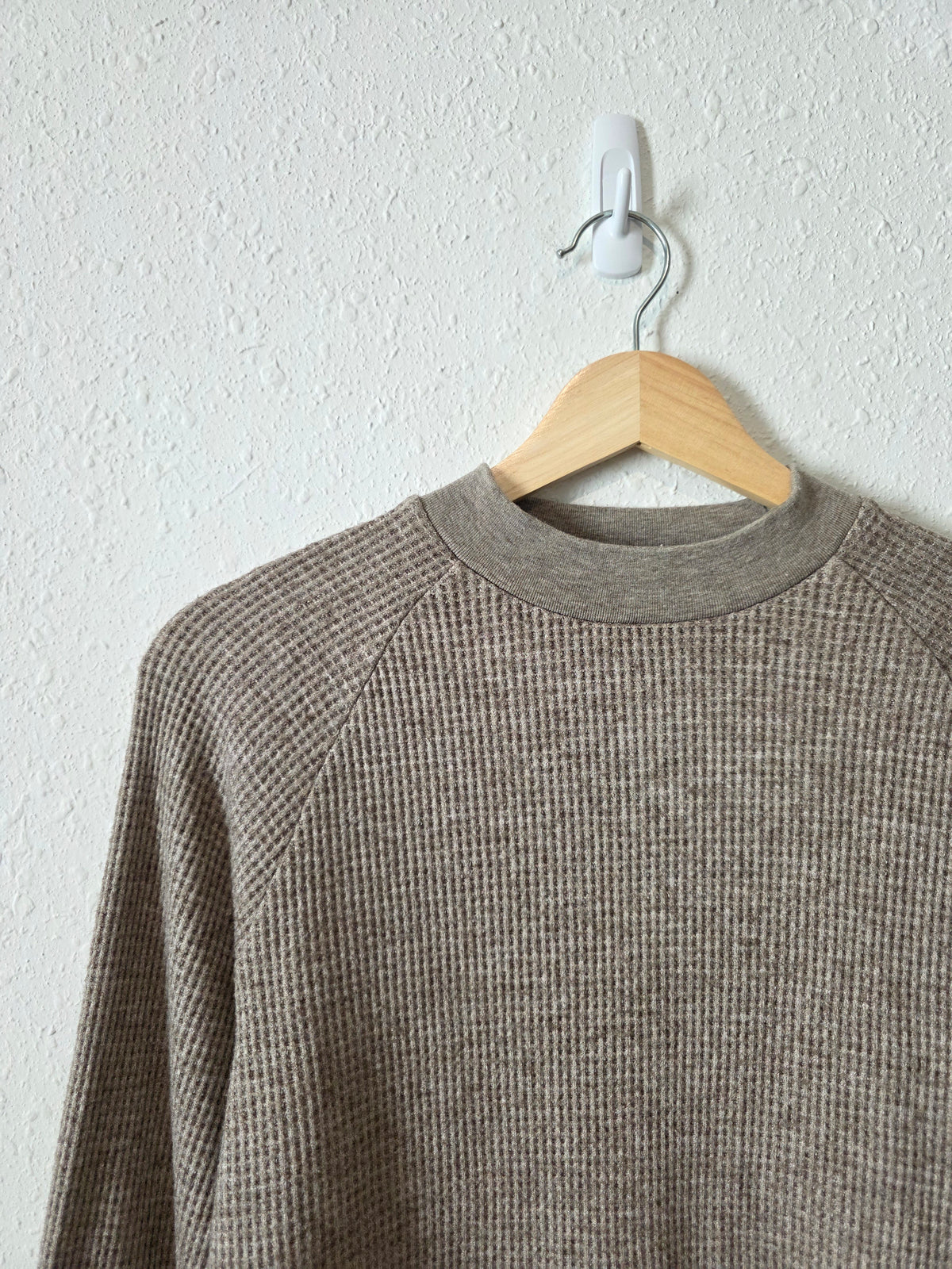 Madewell Waffle Mockneck Top (S)
