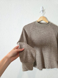 Madewell Waffle Mockneck Top (S)