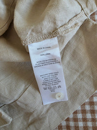 Quince Linen Boxy Shirt (L)