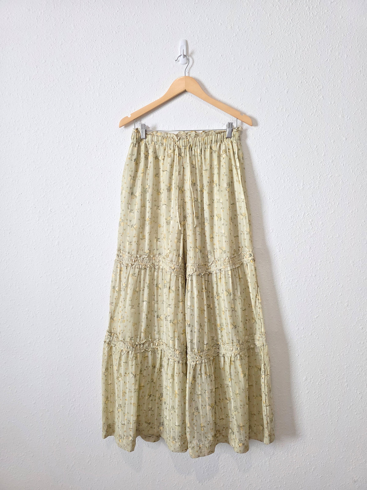 NEW Free People Floral Wide Leg Pants (S)