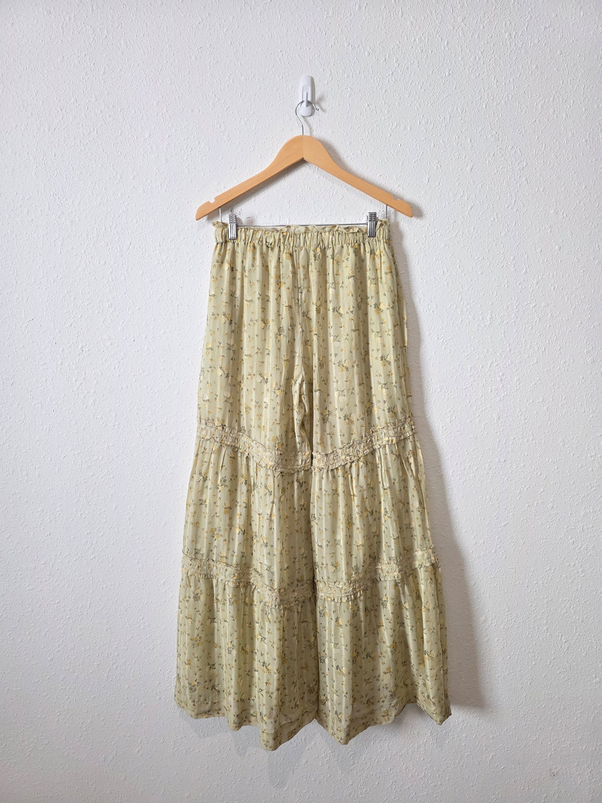 NEW Free People Floral Wide Leg Pants (S)