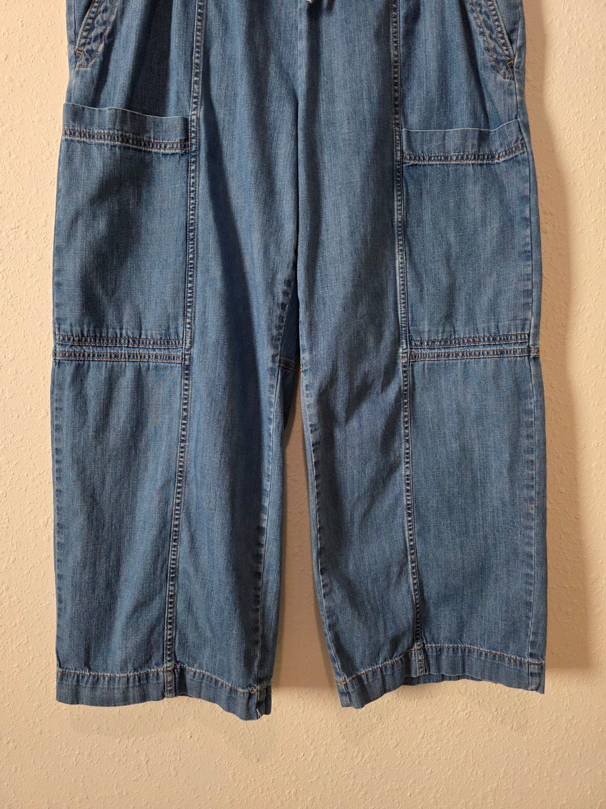 Banana Republic Wide Leg Drawstring Jeans (XL)