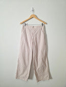 Julia Amory Striped Cotton Poplin Pants (M)