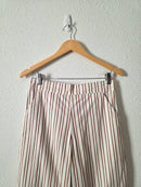 Julia Amory Striped Cotton Poplin Pants (M)