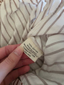 Julia Amory Striped Cotton Poplin Pants (M)