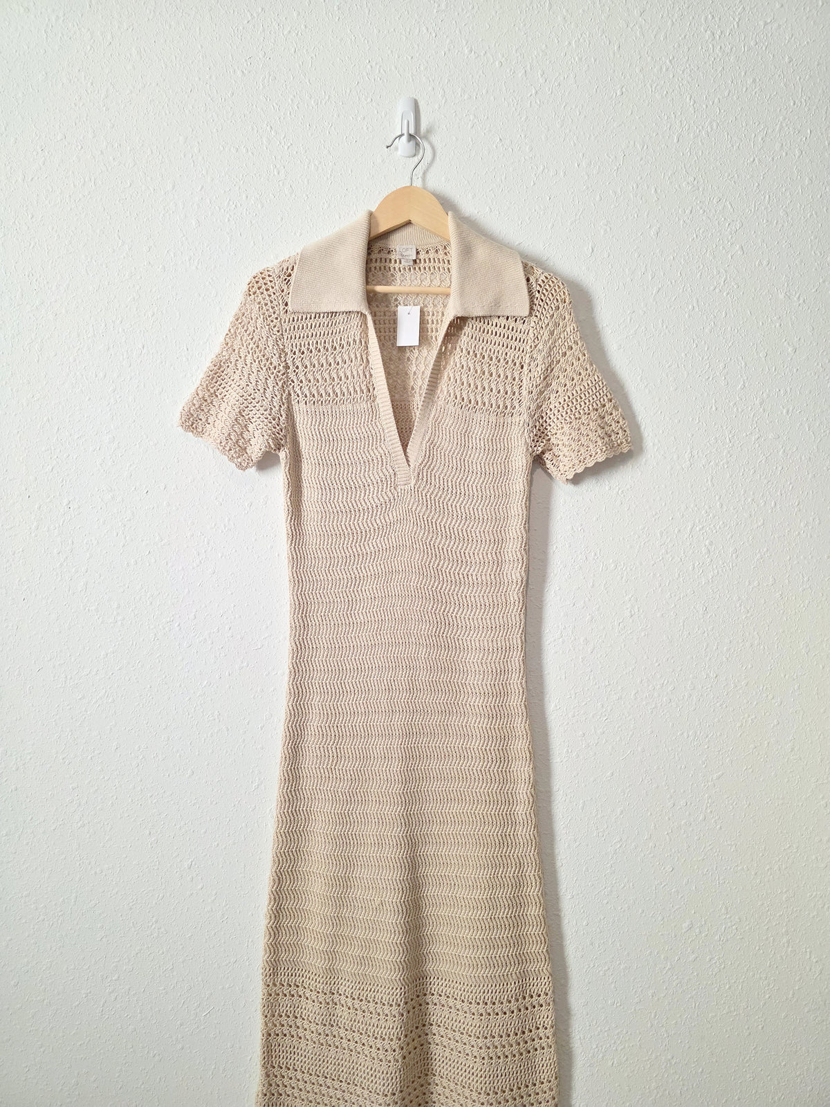 NEW Loft Beach Crochet Maxi Dress (M)