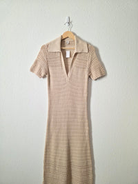 NEW Loft Beach Crochet Maxi Dress (M)