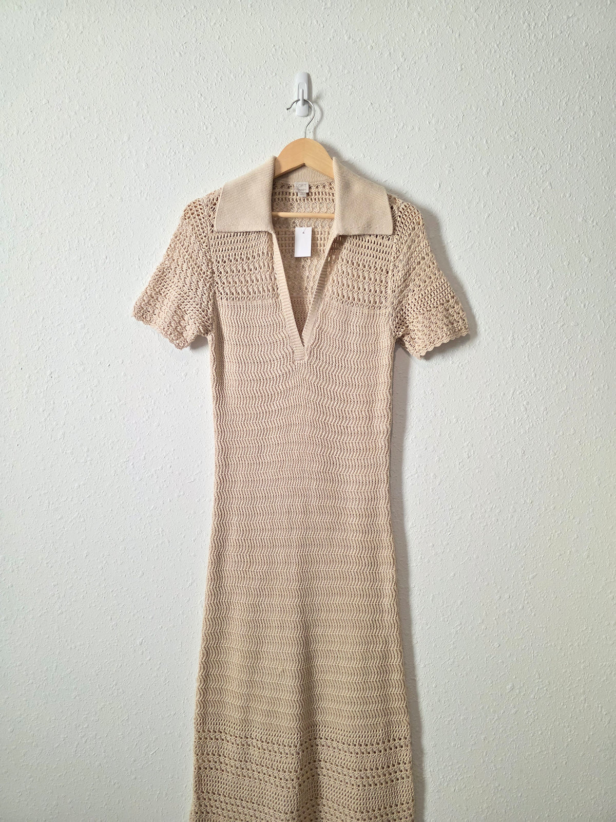 NEW Loft Beach Crochet Maxi Dress (M)