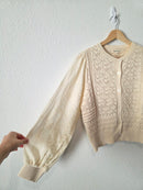 Aaron & Amber Textured Cotton Sweater (S)