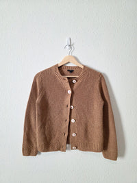 Shaker Stitch Button Front Sweater (SP)