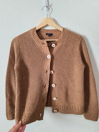 Shaker Stitch Button Front Sweater (SP)