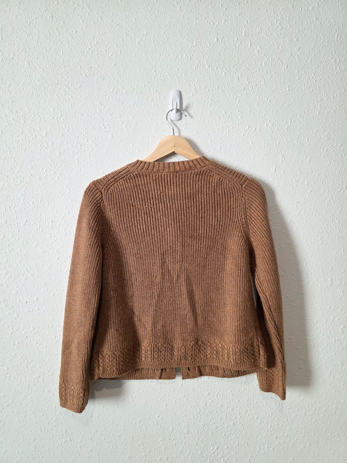 Shaker Stitch Button Front Sweater (SP)
