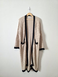 Sadie & Sage Long Knit Cardigan (L)