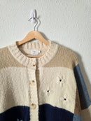 Luna Ivy Floral Embroidered Cardigan (S)