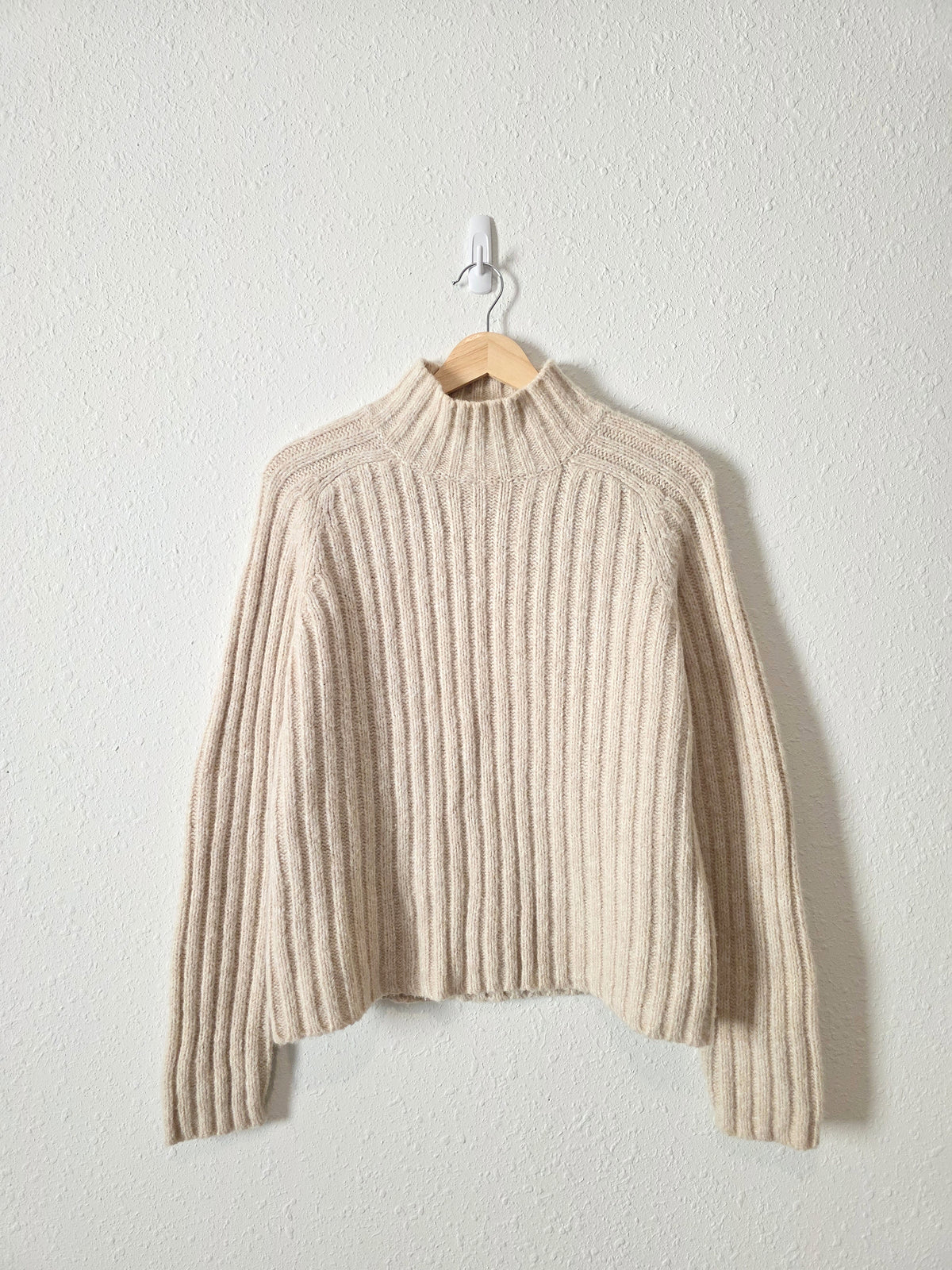 Vintage Wool Blend Turtleneck Sweater (L)