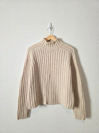 Vintage Wool Blend Turtleneck Sweater (L)