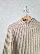 Vintage Wool Blend Turtleneck Sweater (L)