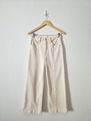 Risen Ecru Wide Leg Jeans (27)