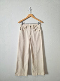 Risen Ecru Wide Leg Jeans (27)