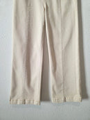 Risen Ecru Wide Leg Jeans (27)