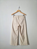 Risen Ecru Wide Leg Jeans (27)