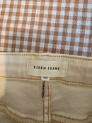 Risen Ecru Wide Leg Jeans (27)