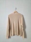 Madewell Oatmeal Textured Cardigan (M)