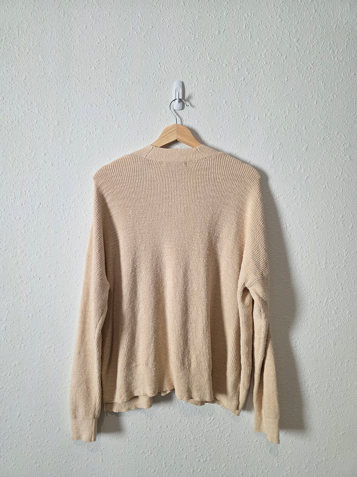 Madewell Oatmeal Textured Cardigan (M)