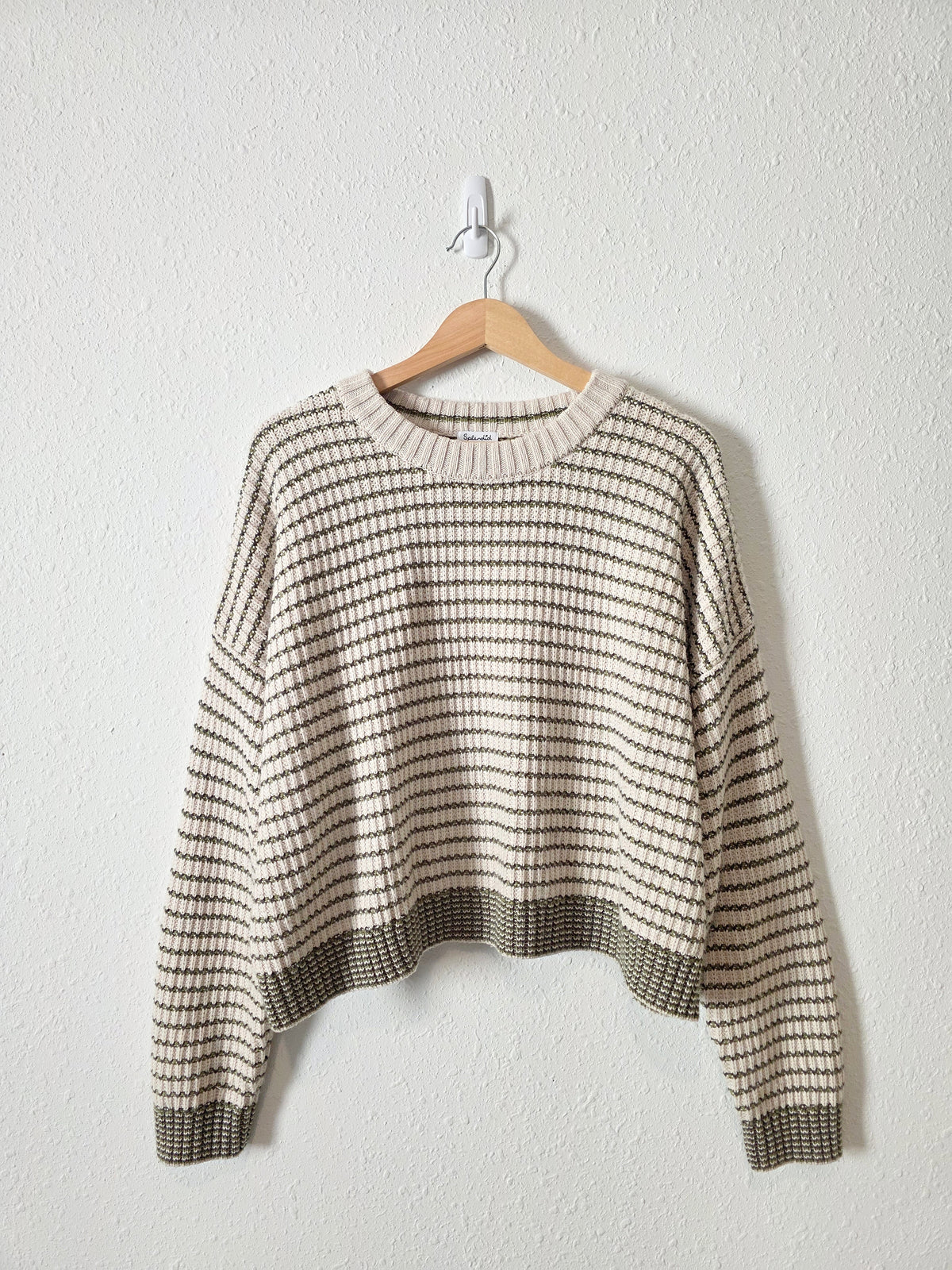 Splendid Striped Crewneck Sweater (XL)