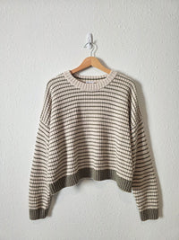 Splendid Striped Crewneck Sweater (XL)