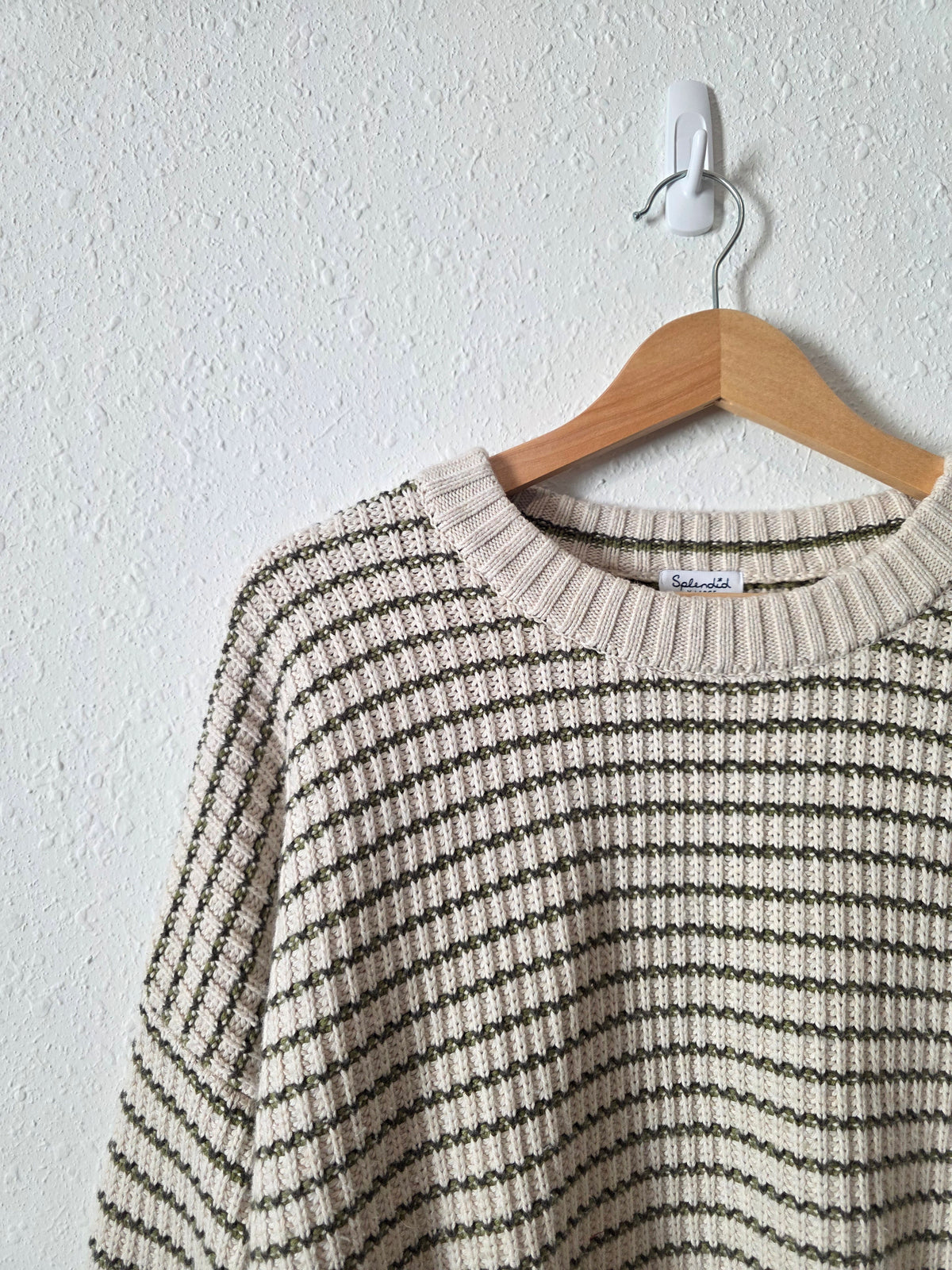 Splendid Striped Crewneck Sweater (XL)