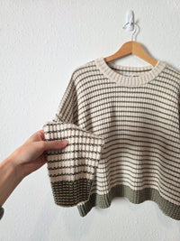 Splendid Striped Crewneck Sweater (XL)