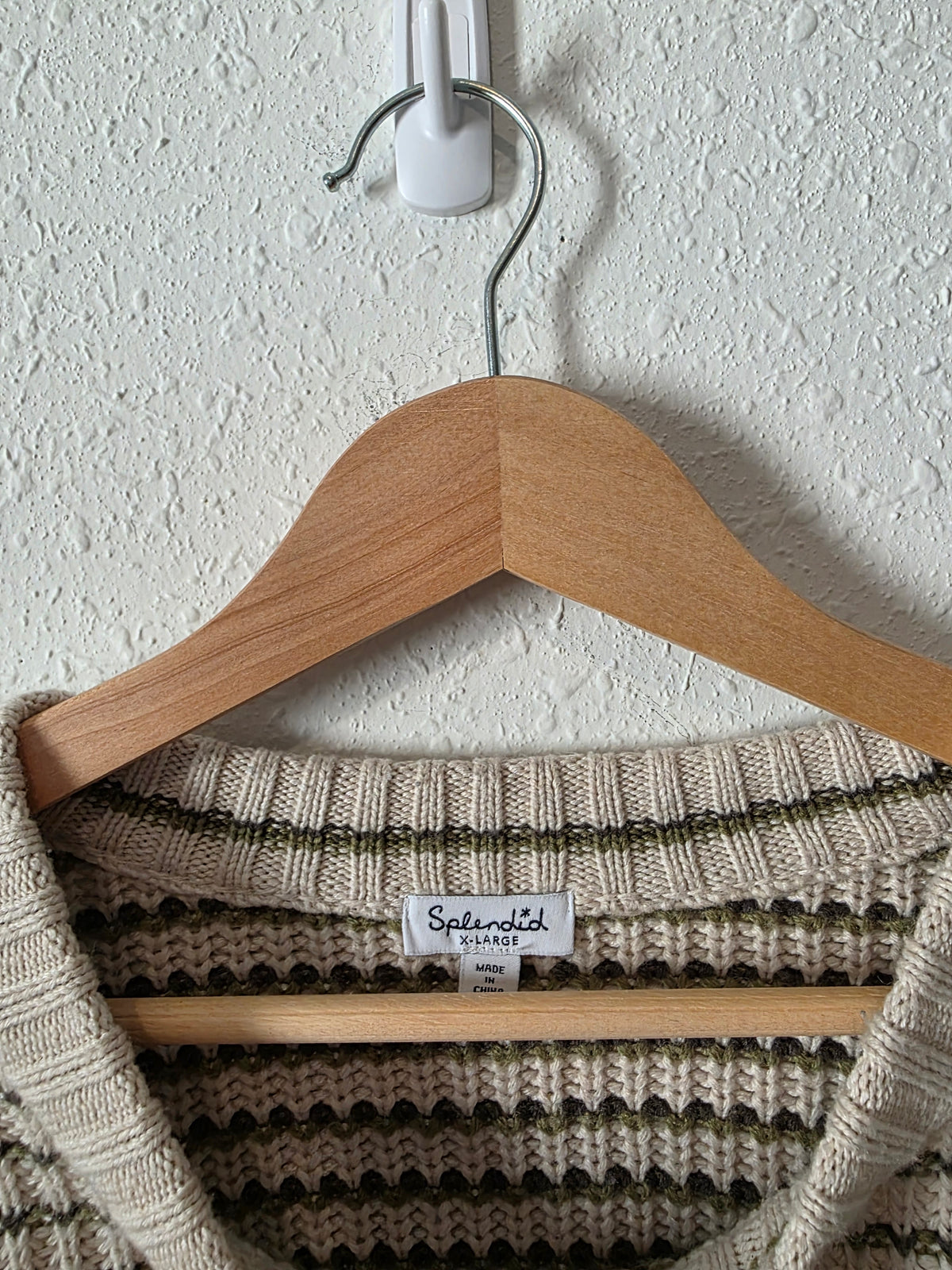 Splendid Striped Crewneck Sweater (XL)
