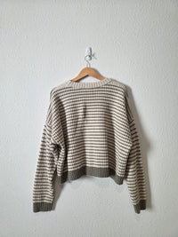 Splendid Striped Crewneck Sweater (XL)
