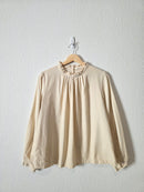 Grade & Gather Corduroy Button Back Top (M)