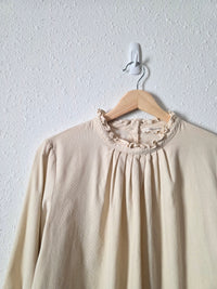 Grade & Gather Corduroy Button Back Top (M)