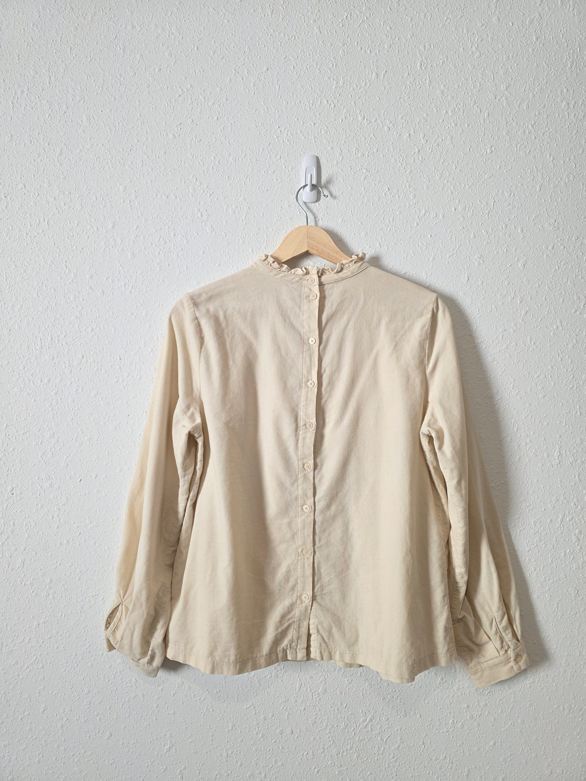 Grade & Gather Corduroy Button Back Top (M)