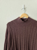 J.Crew Brown Mockneck Sweater (XL)